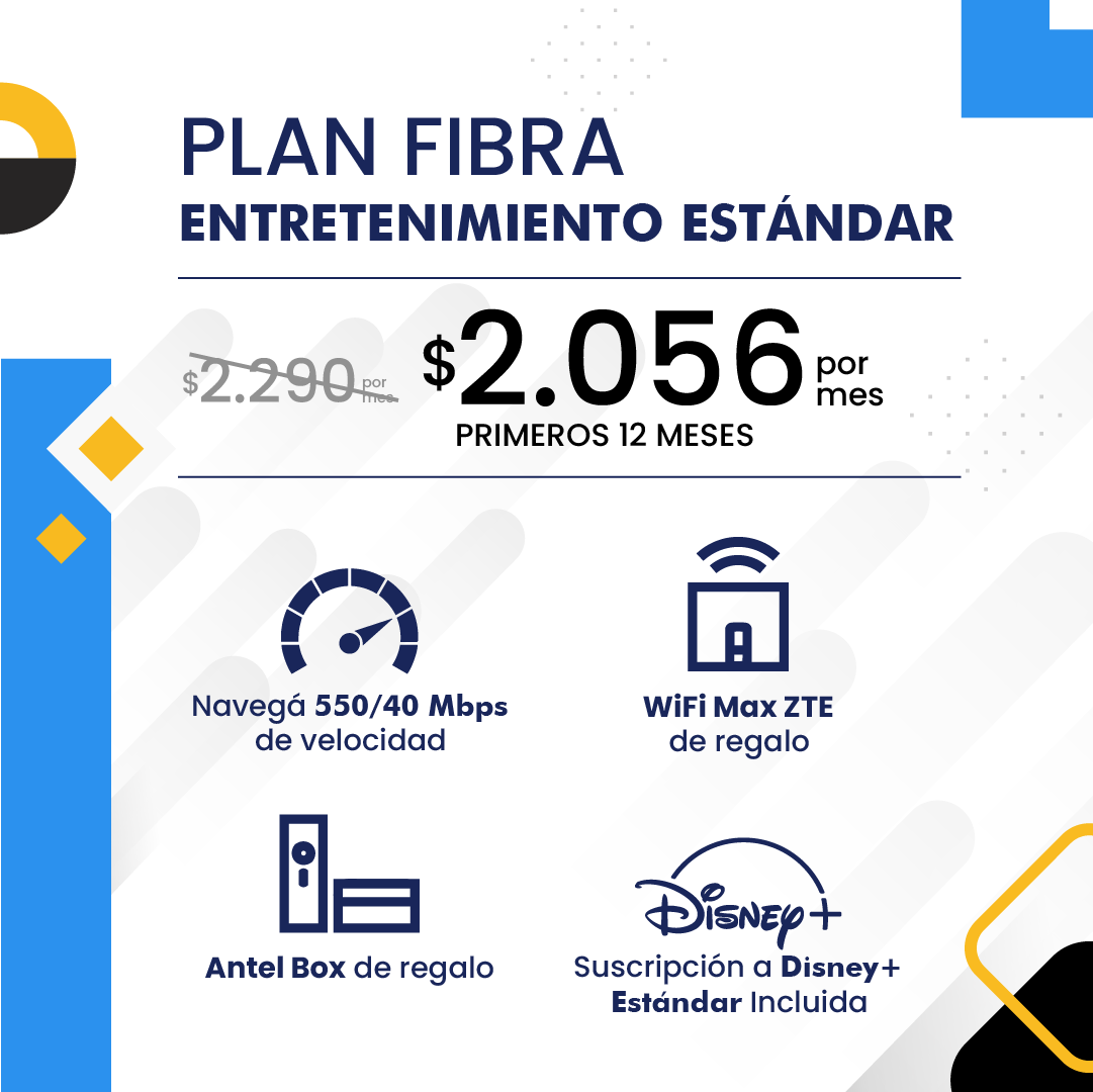 Fibra Entretenimiento Estándar
