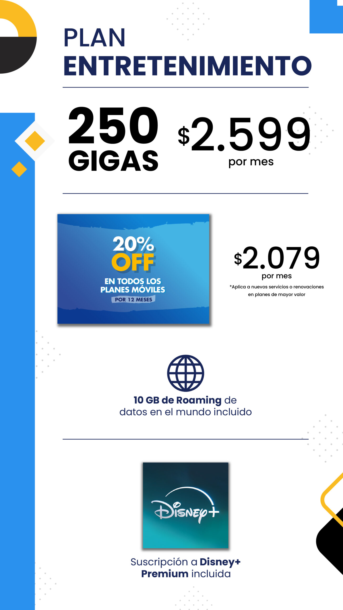 Plan Entretenimiento 250GB Portada