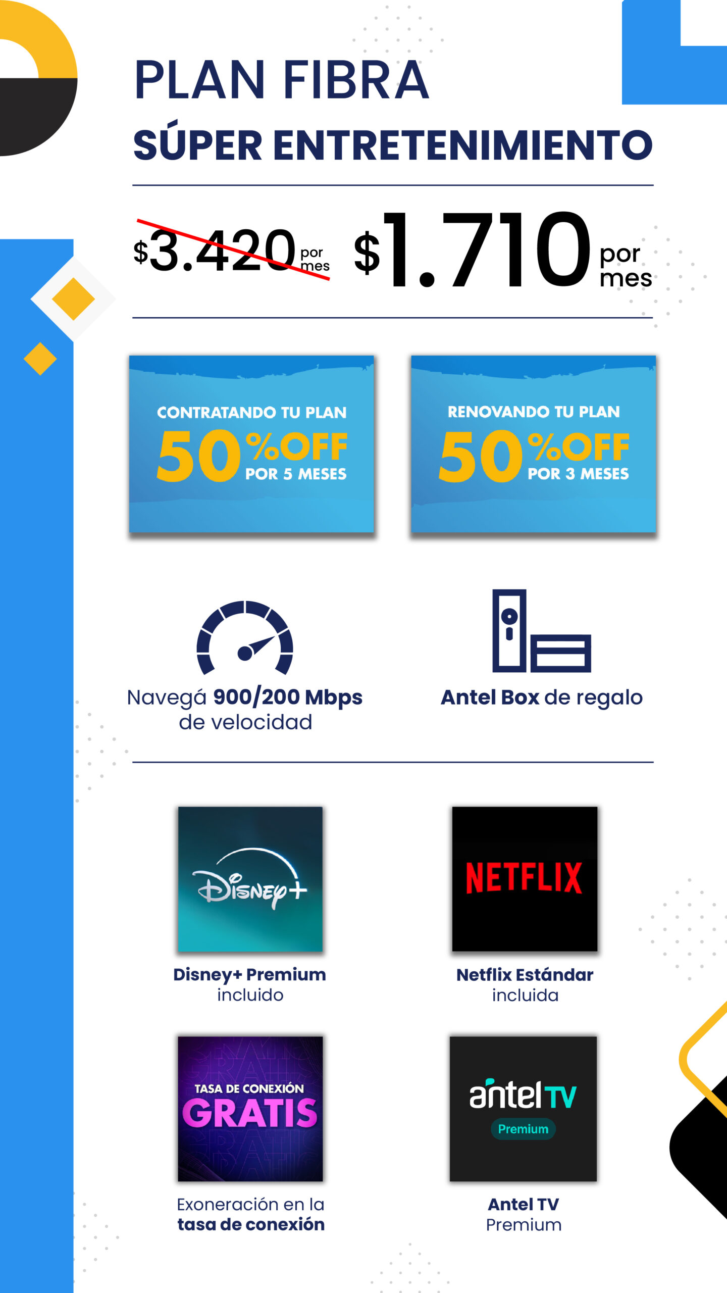 Plan Fibra Super Entretenimiento Portada